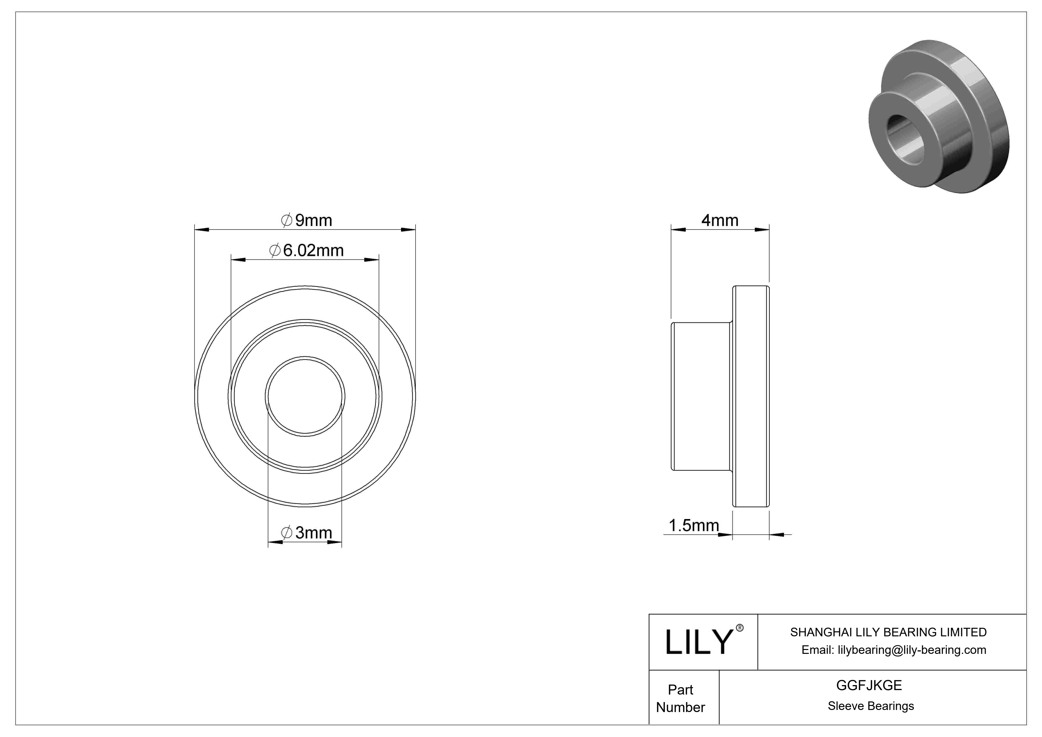 GGFJKGE 油浸法兰滑动轴承 cad drawing