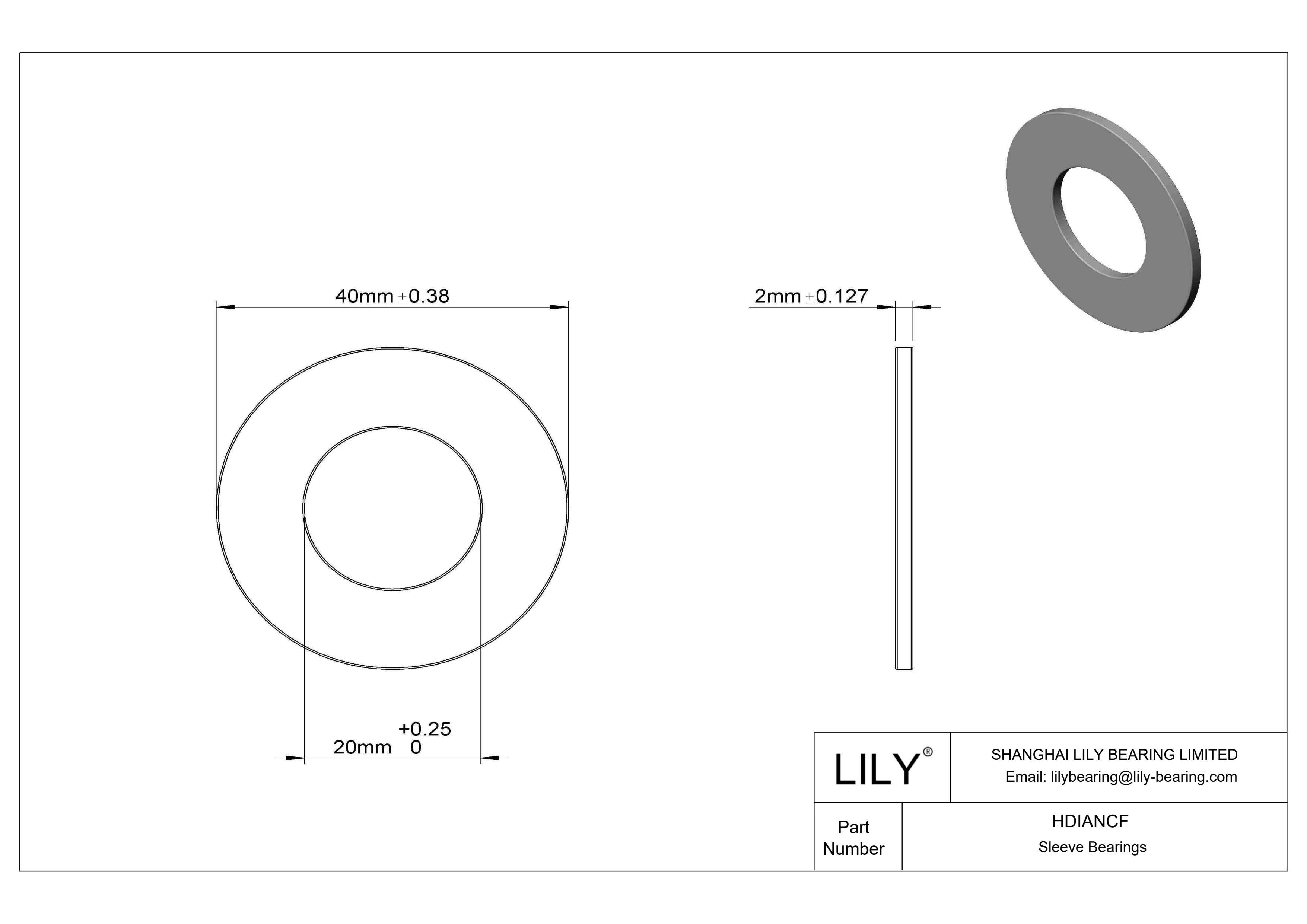 HDIANCF 高负荷超低摩擦油浸推力轴承 cad drawing