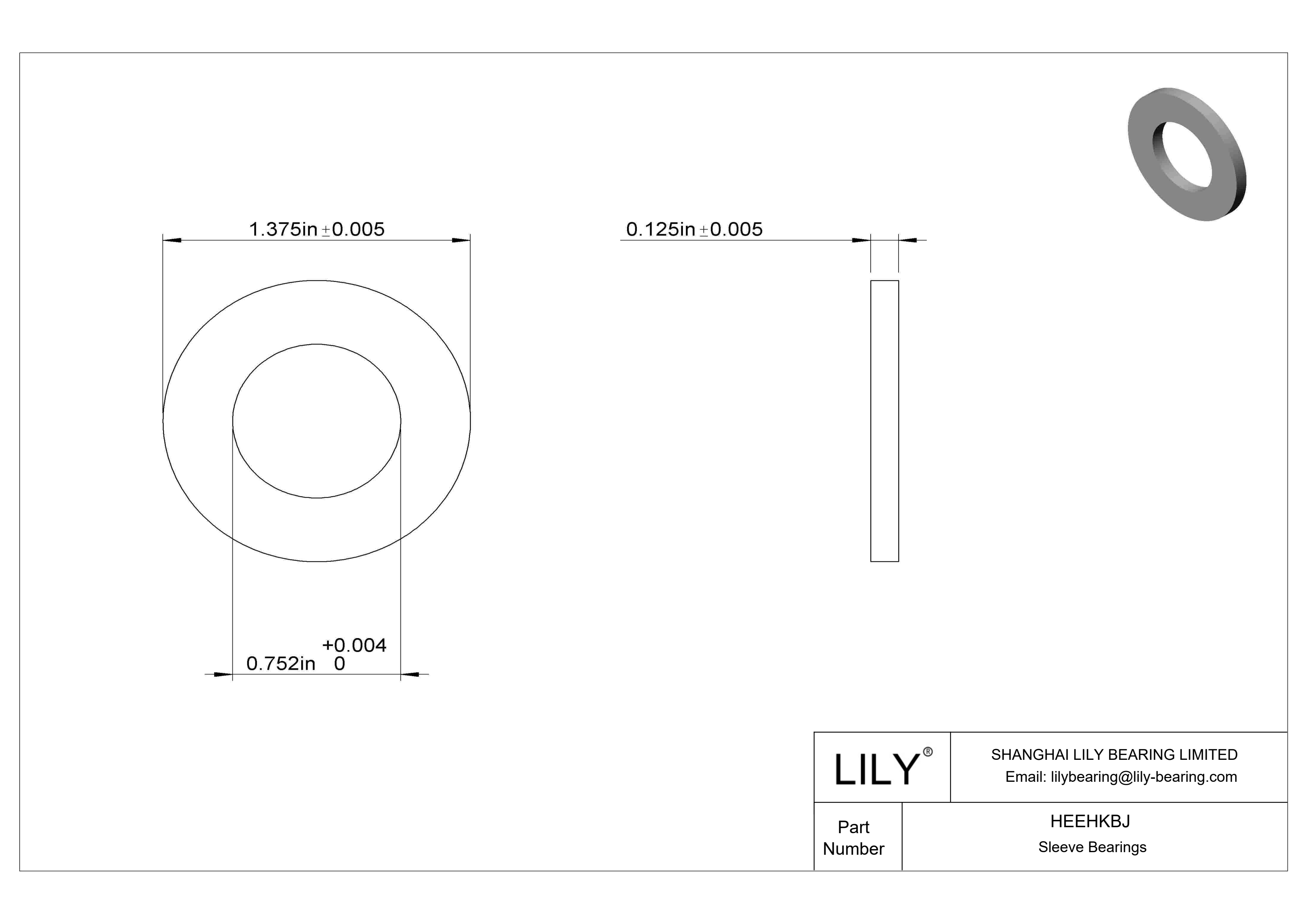 HEEHKBJ Rodamientos axiales de funcionamiento en seco para altas temperaturas cad drawing