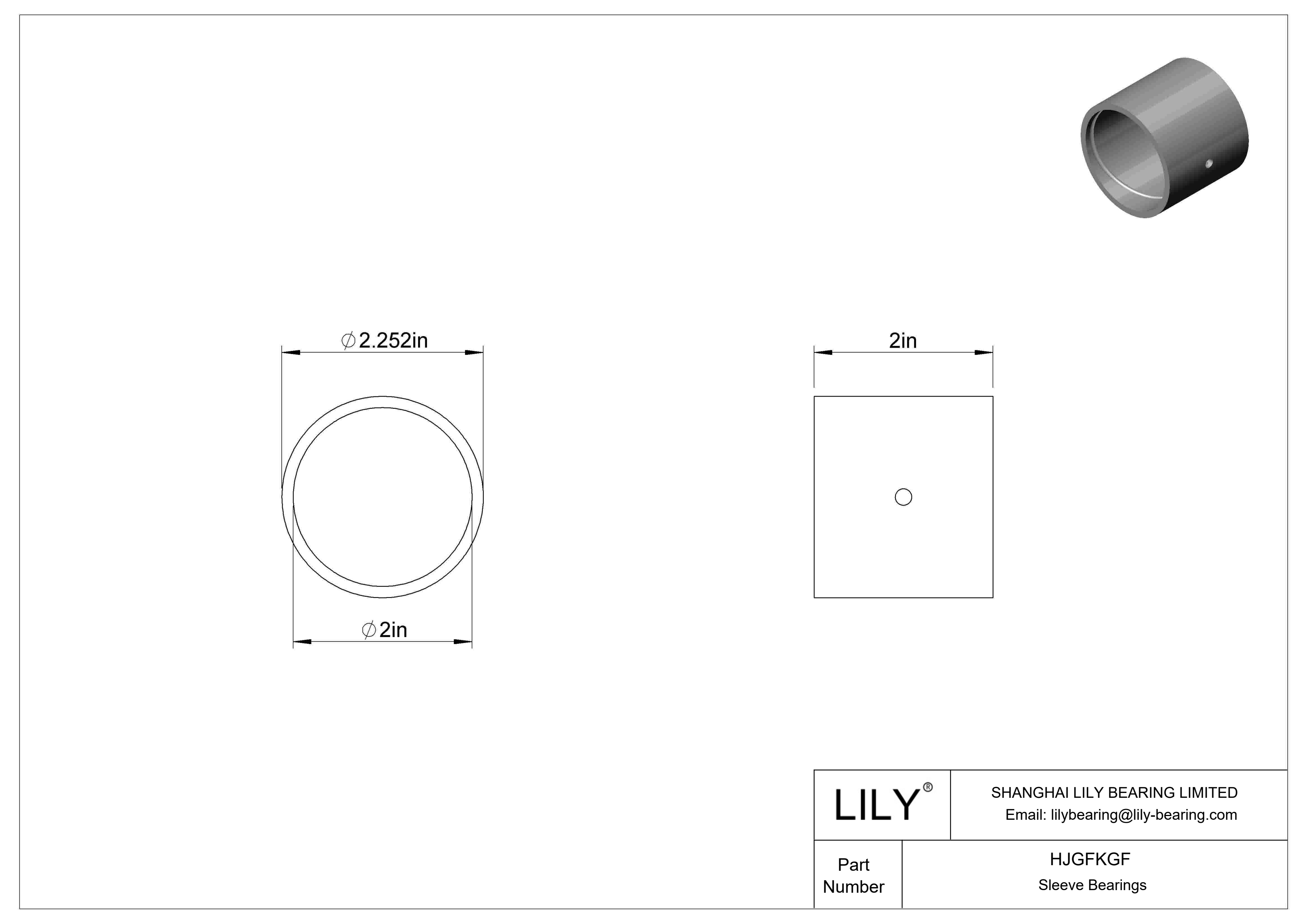 HJGFKGF 带沟槽的多用途套筒轴承 cad drawing