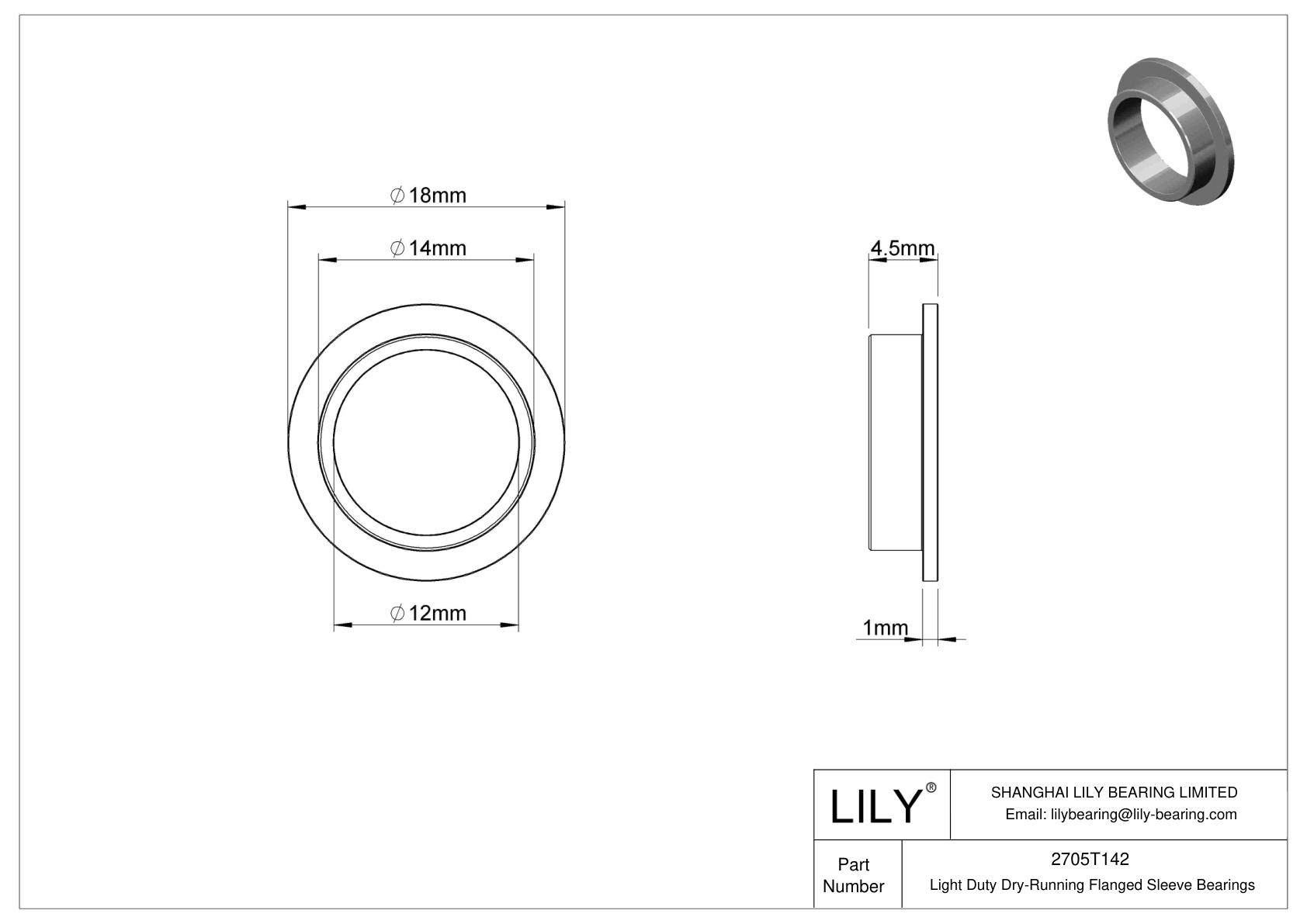 2705t142-light-duty-dry-running-flanged-sleeve-bearings-lily-bearing