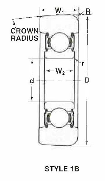 MG-307-FFM Mast Guide Bearings cad drawing