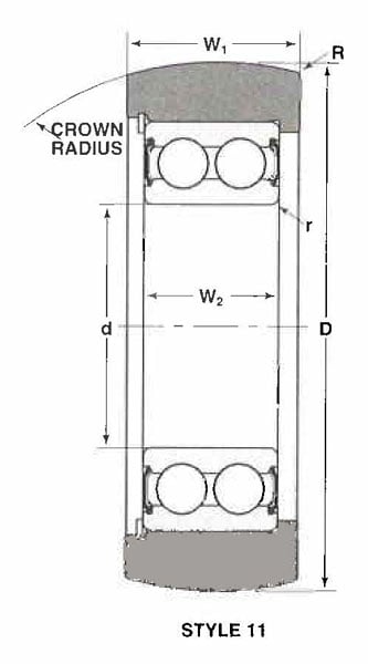 MG-5210-VFF Mast Guide Bearings cad drawing