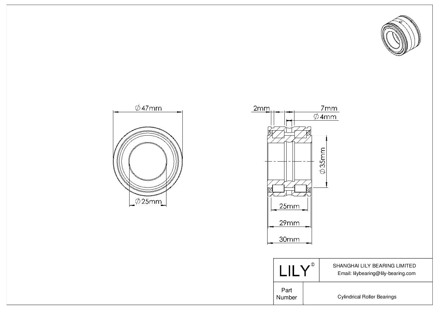 NNF 5005 ADB-2LSV 双列满装圆柱滚子轴承 cad drawing