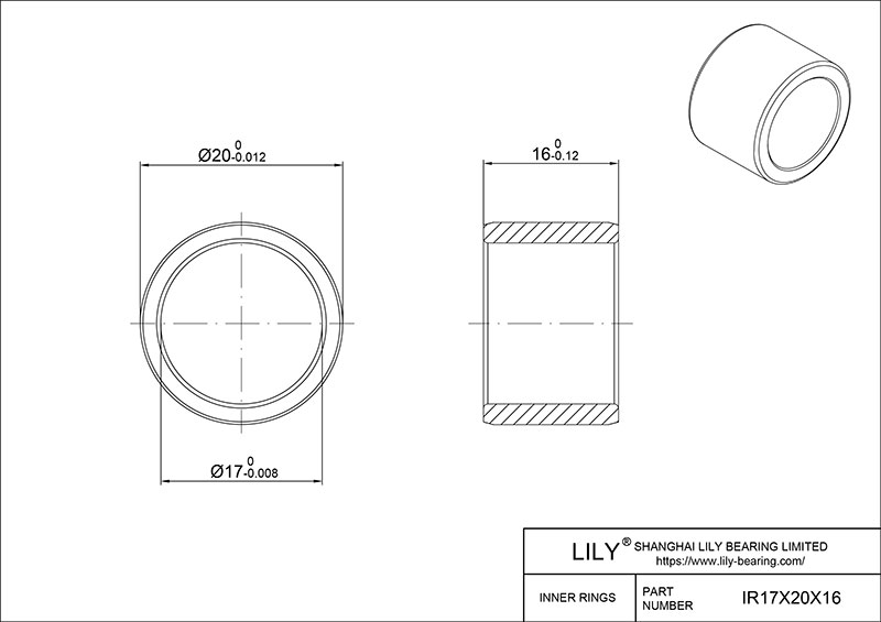 IR17X20X16-XL Inner Rings cad drawing