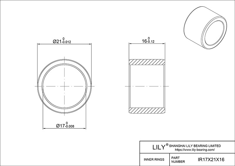 IR17X21X16-XL Inner Rings cad drawing