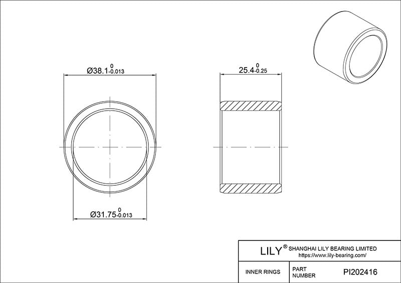 PI202416 Inner Rings cad drawing