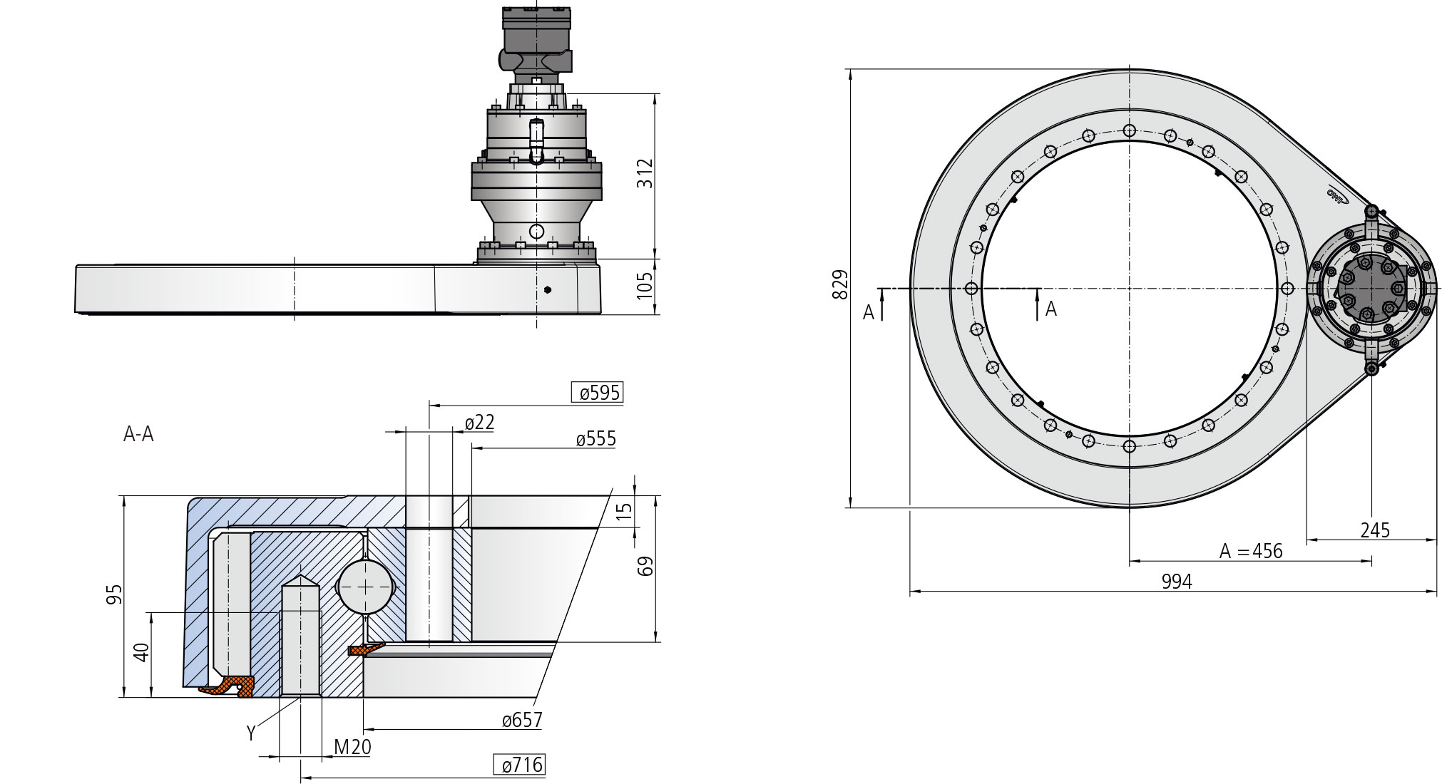 SP-H 0655 SP-H Series cad drawing