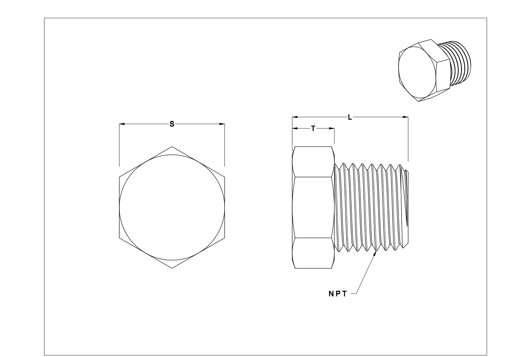 BJGBKBD Racores roscados de titanio cad drawing