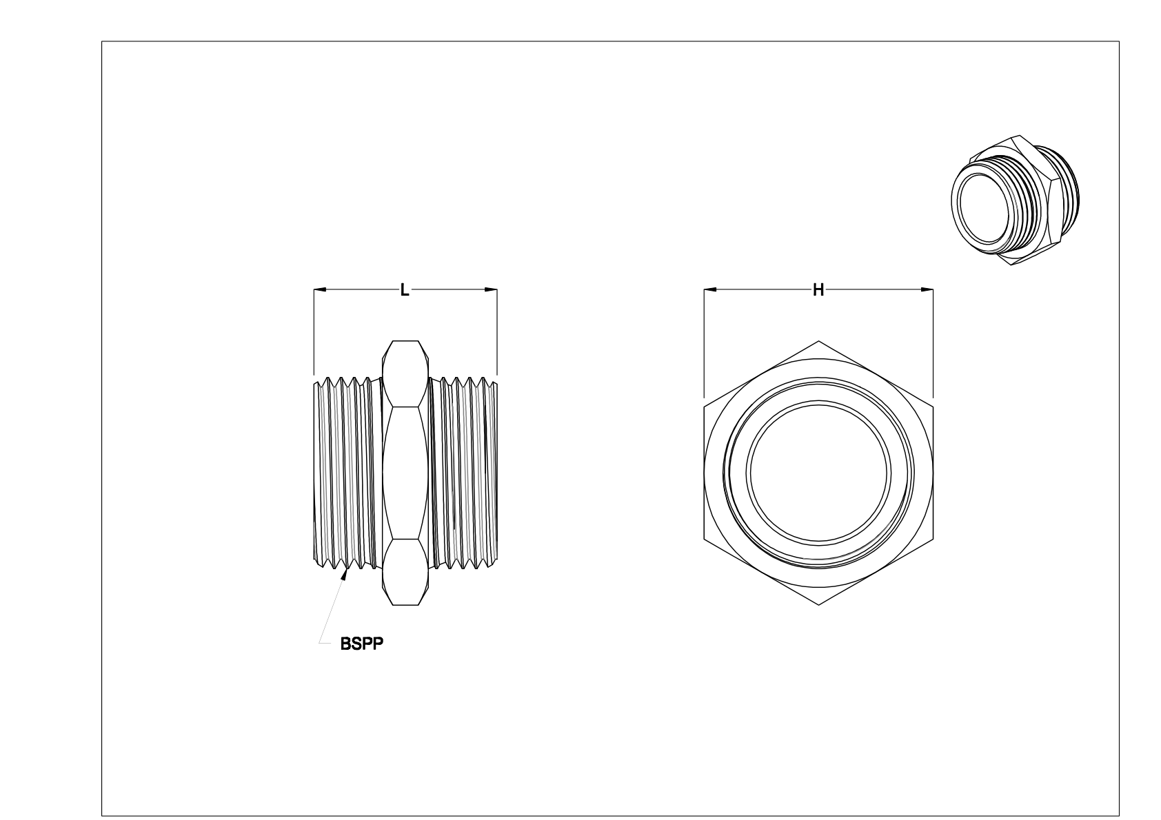 JBFBKDGH Espigas roscadas y tubos de latón chapado a alta presión cad drawing