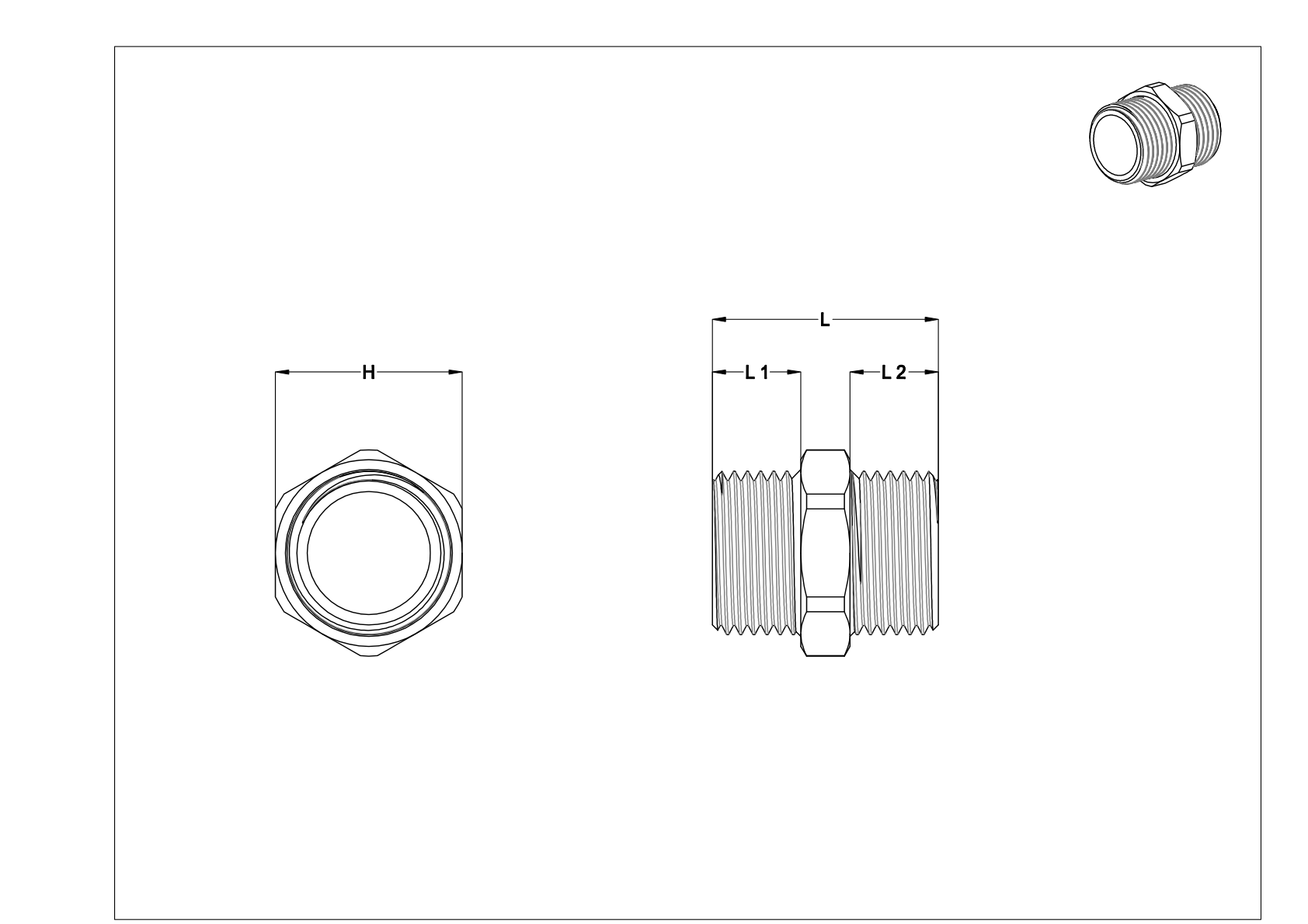 JEJBNBAC Racores roscados de latón para media presión cad drawing