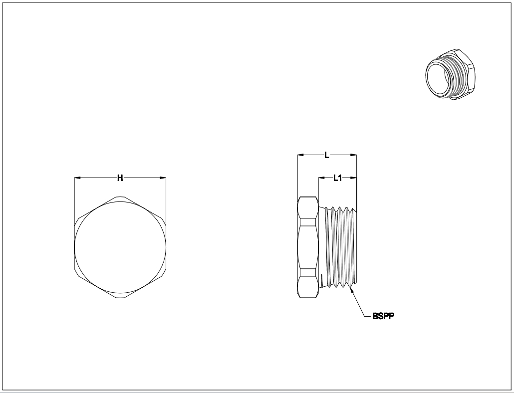 JEJBNBEJ Medium-Pressure Plated Brass Threaded Pipe Fittings cad drawing