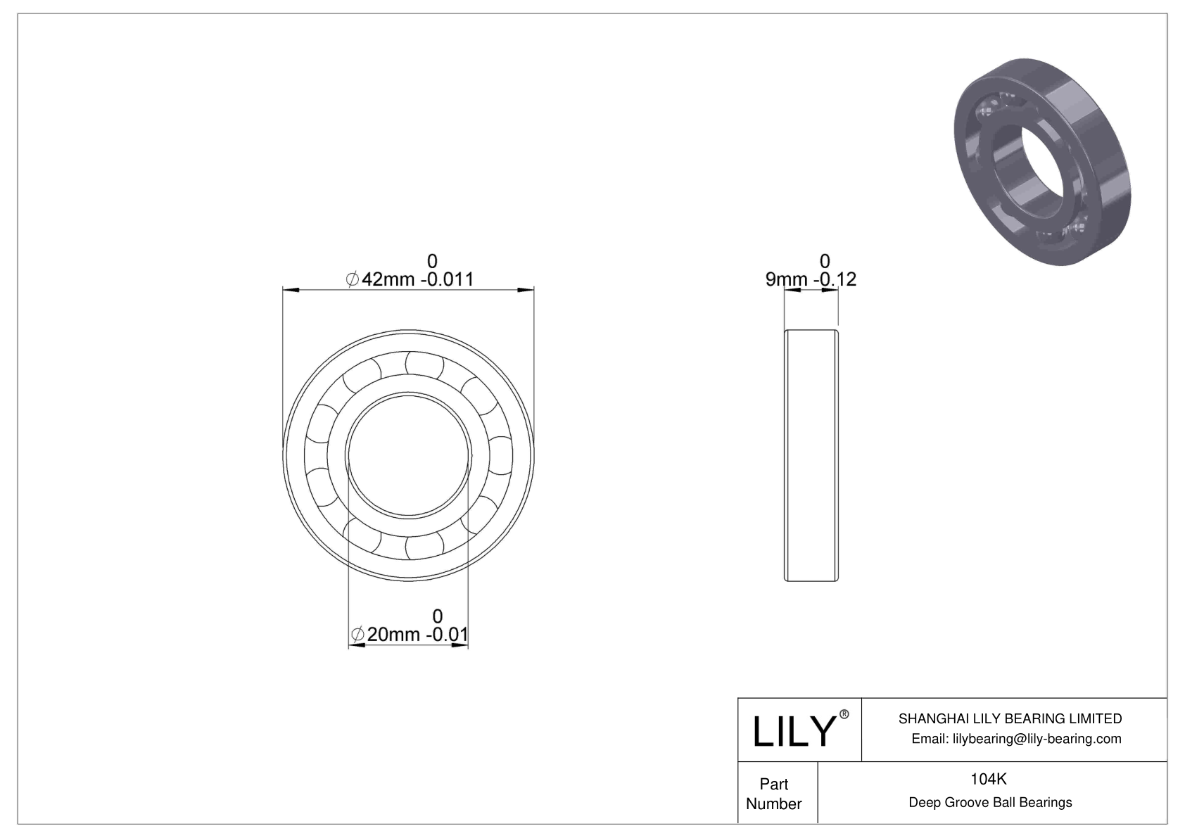 104K Rodamientos de bolas Fafnir de máxima capacidad (200W, 300W) cad drawing