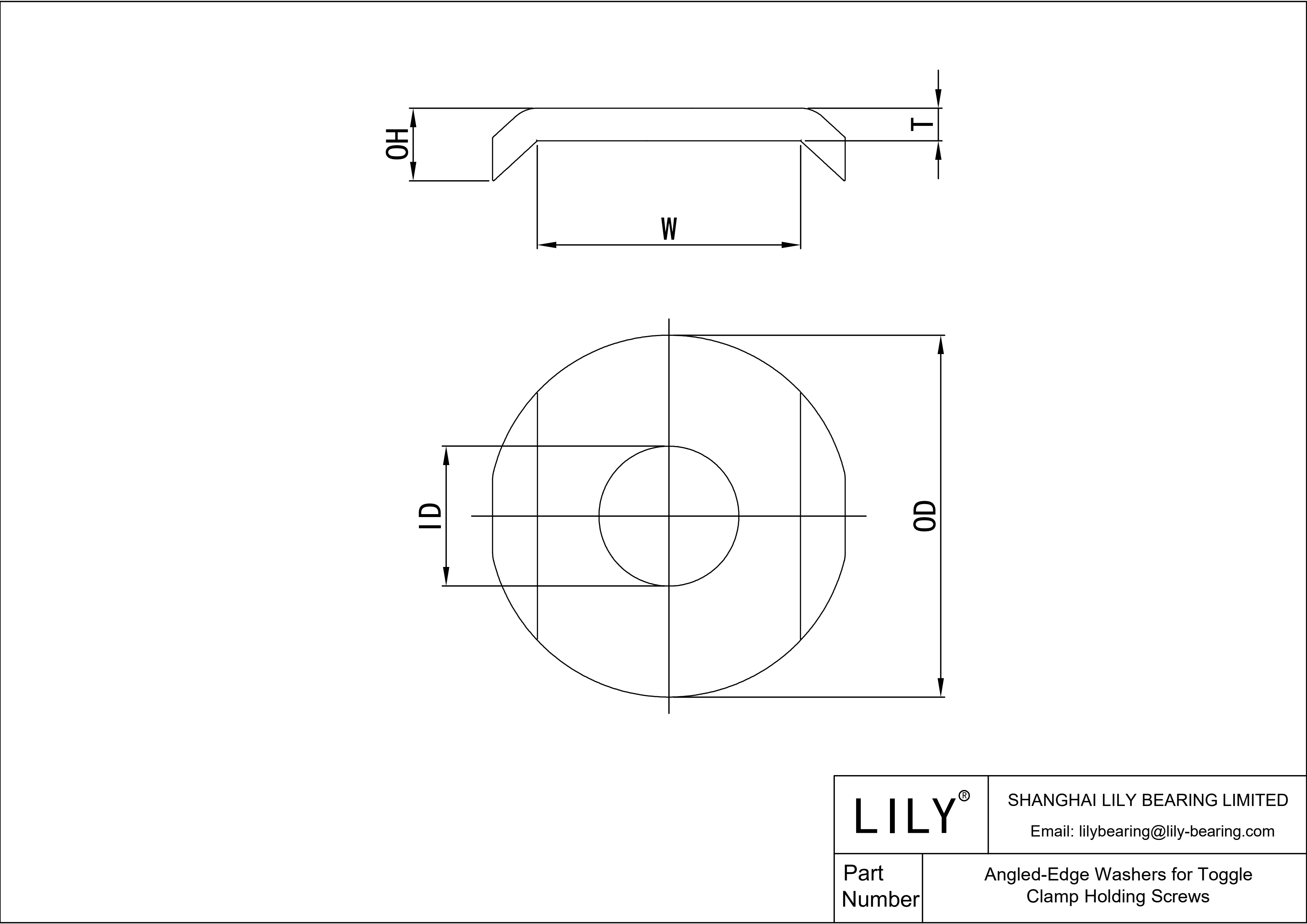 FBEHAEF 用于摇臂夹固定螺钉的斜边垫圈 cad drawing