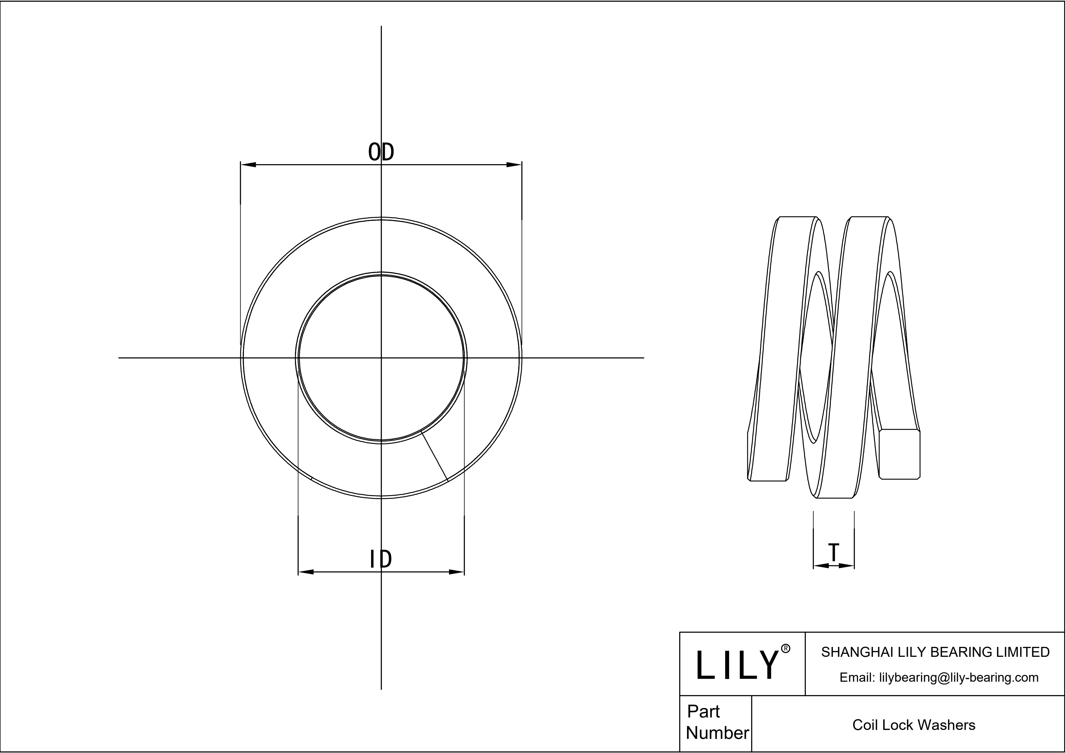 JCDFDABCA Inch Coil Lock Washers cad drawing