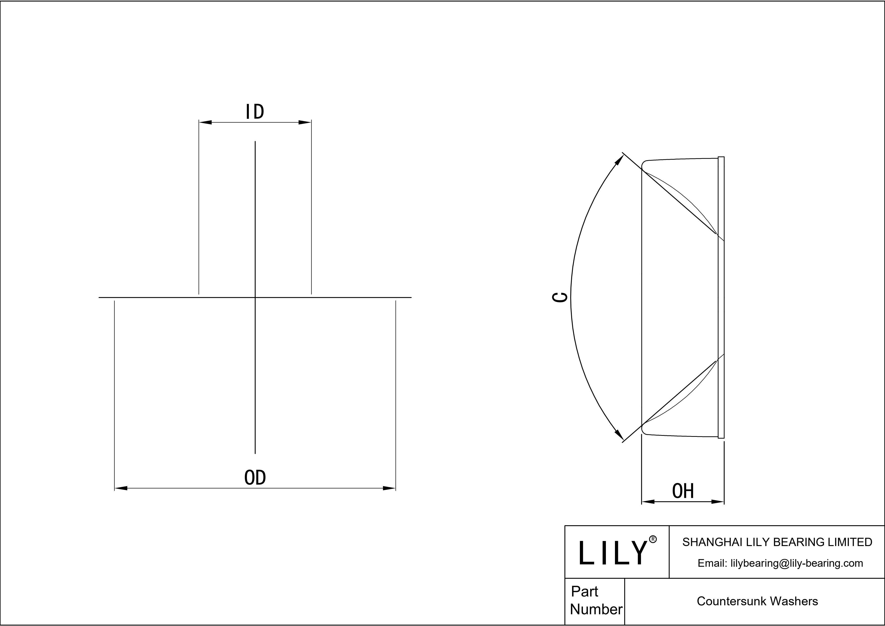 JAAGIAACJ Countersunk Washers cad drawing