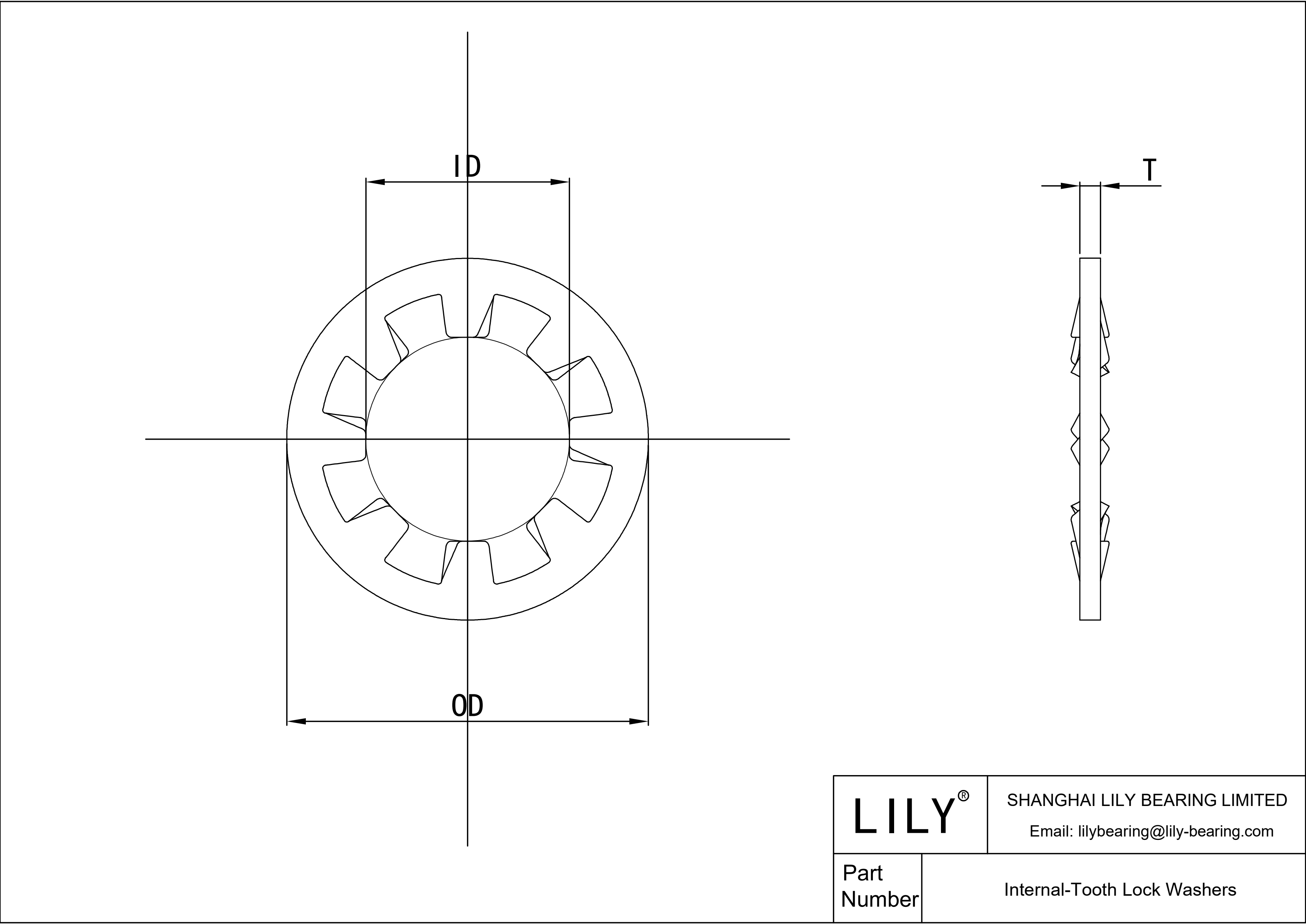 JBHFHABBB Internal-Tooth Lock Washers cad drawing