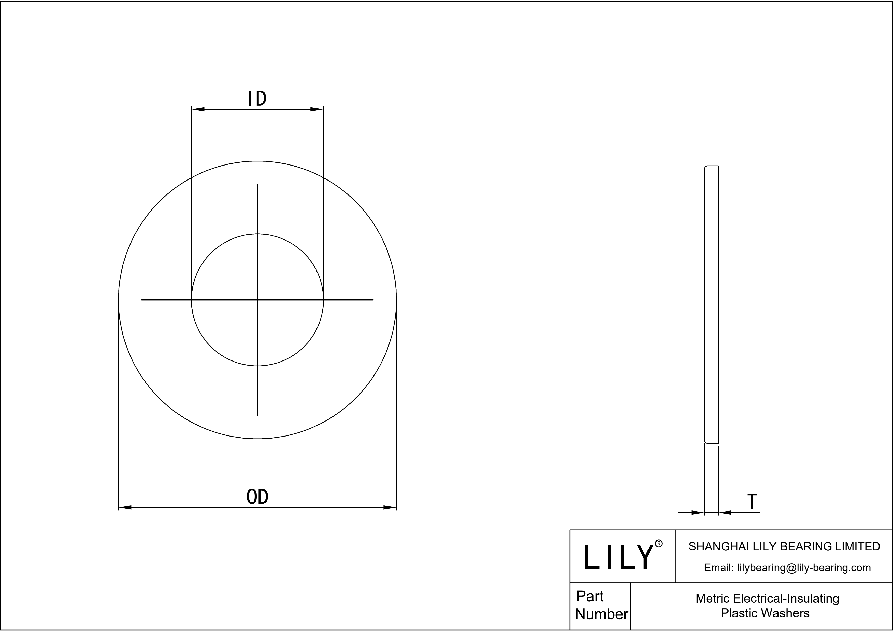 JIFJEAECB Metric Electrical-Insulating Plastic Washers cad drawing