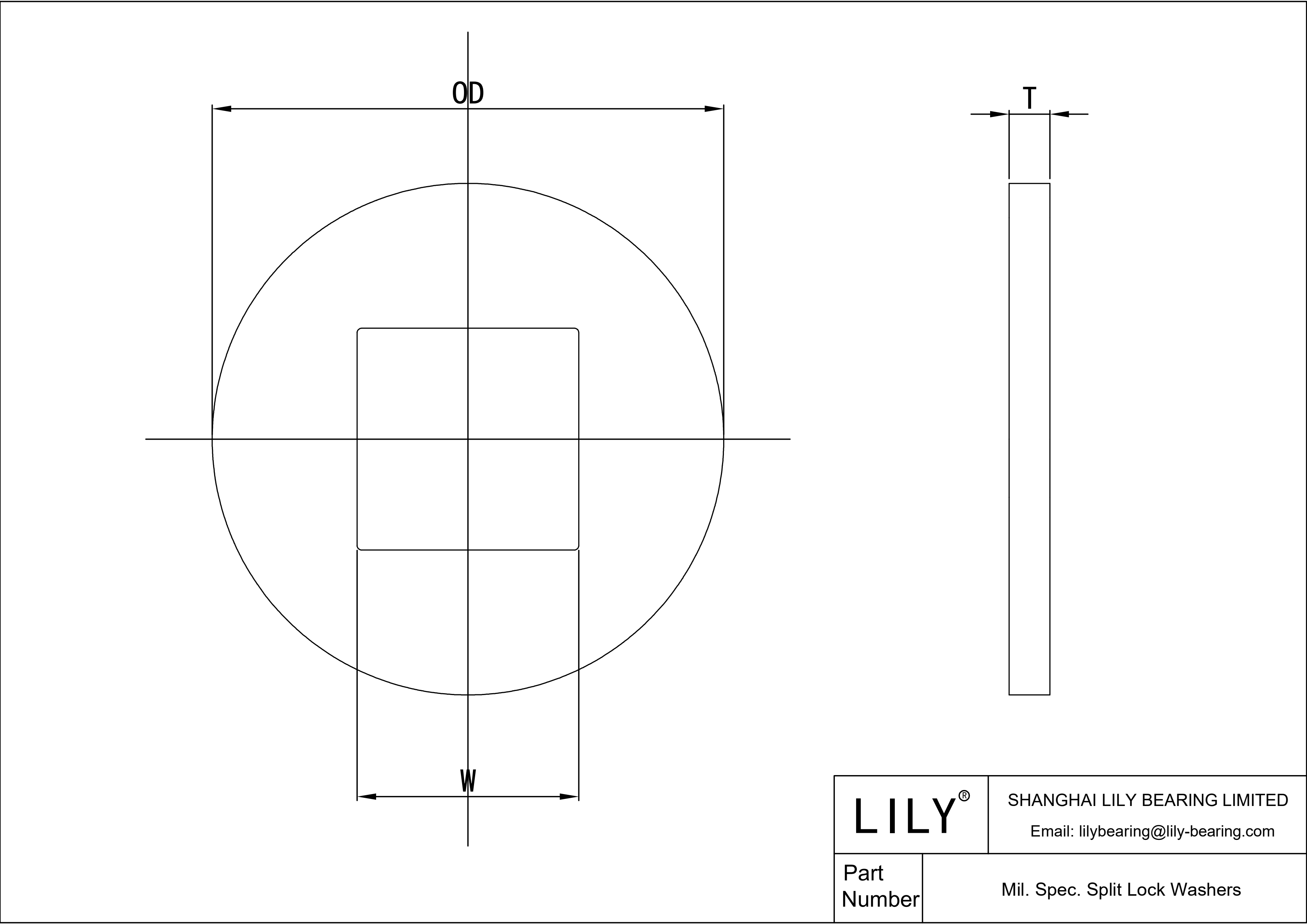 JBEHFADDB Mil. Spec. Split Lock Washers cad drawing