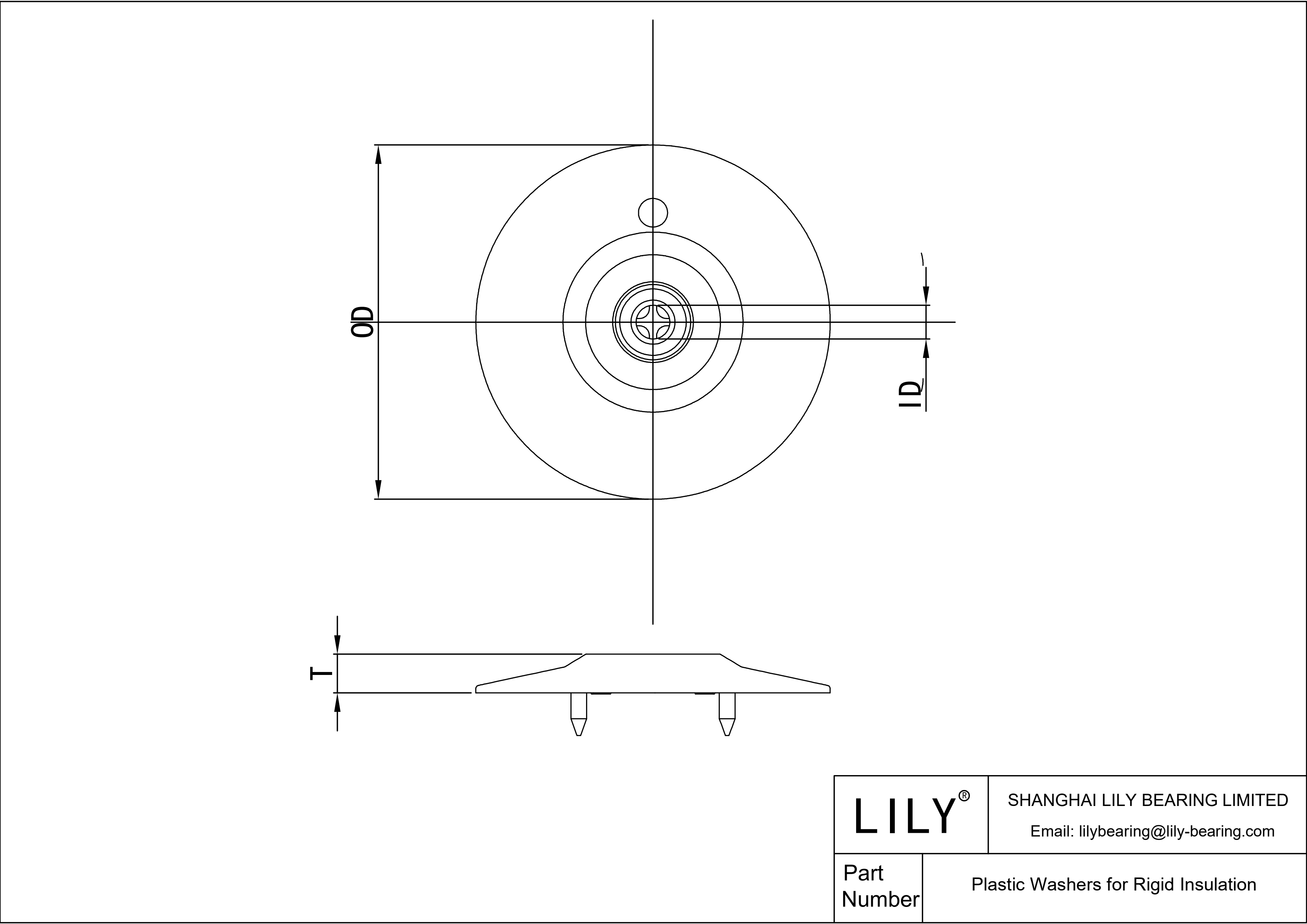 JADCAADIA Arandelas de plástico para aislamiento rígido cad drawing