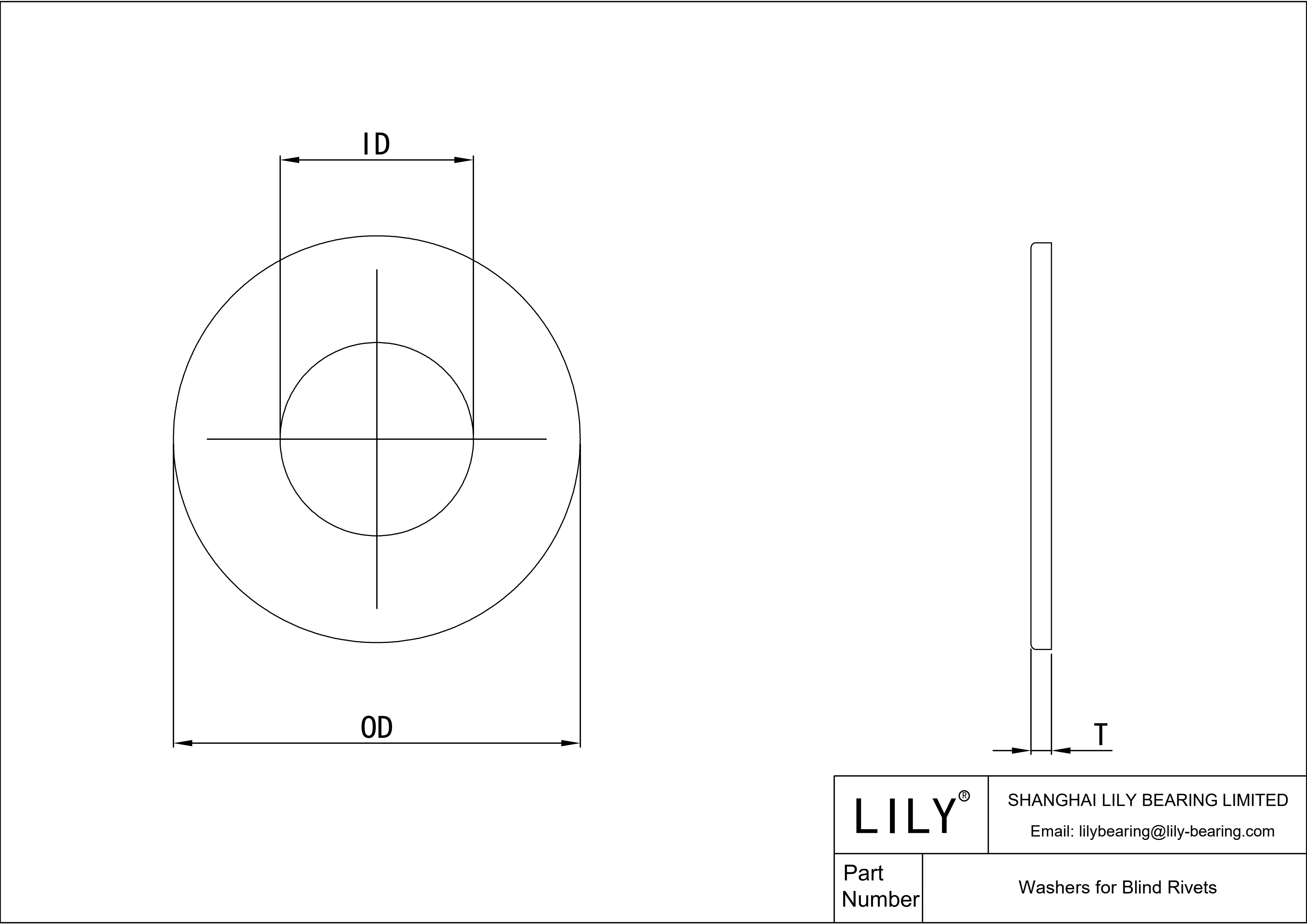 90183A220 | Washers for Blind Rivets | Lily Bearing
