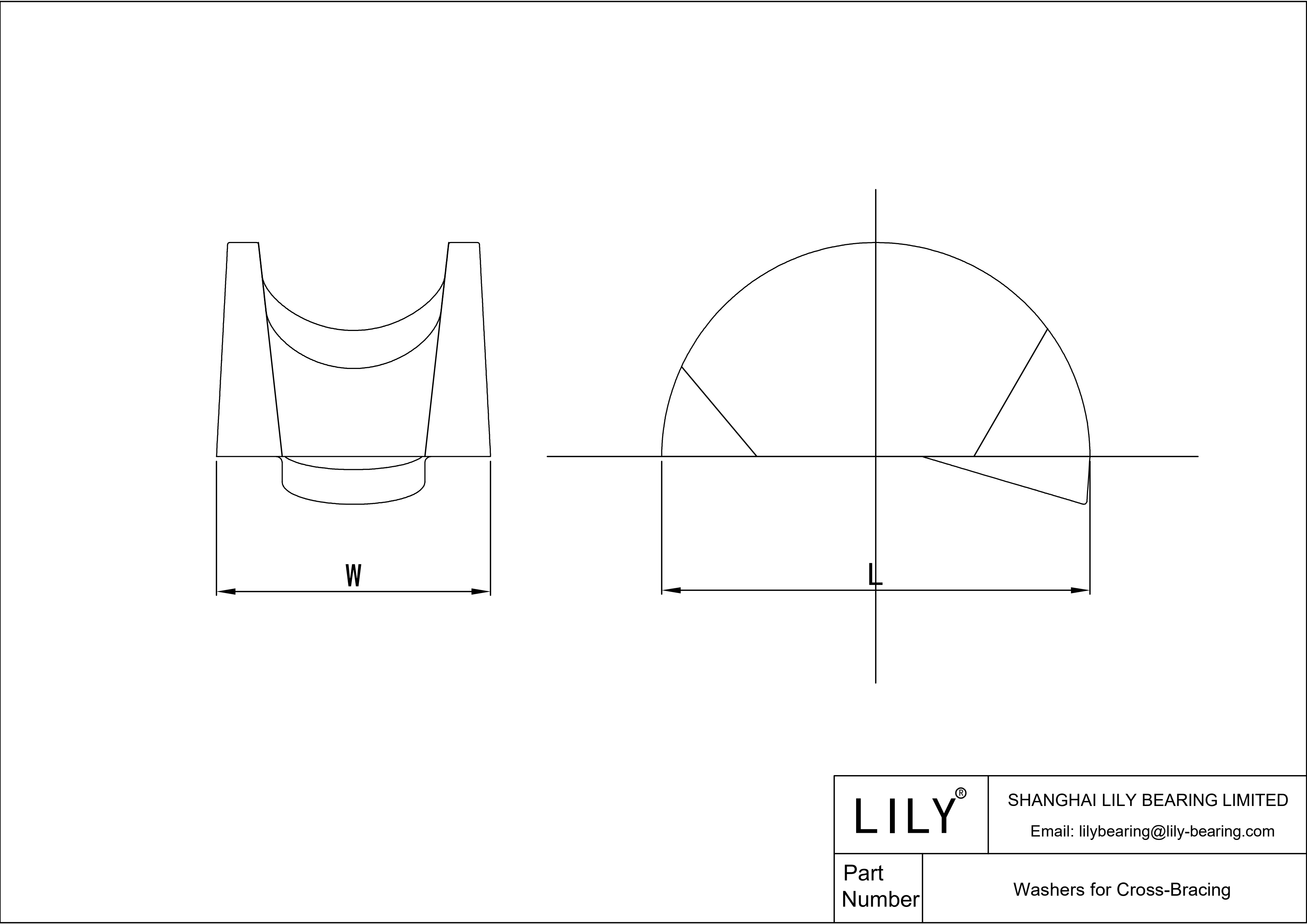 EDDFNBFE Washers for Cross-Bracing cad drawing